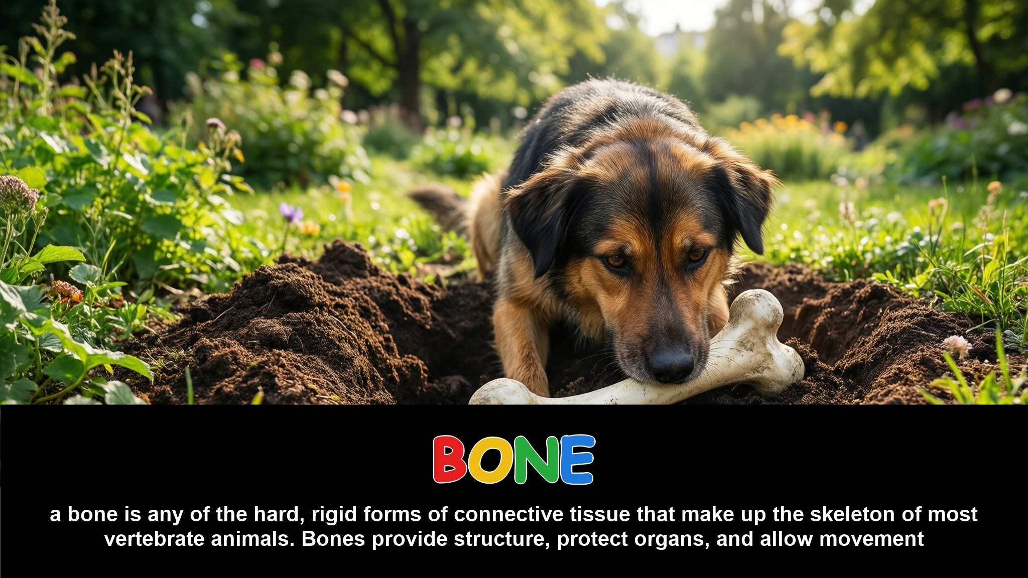 English Illustration for bone